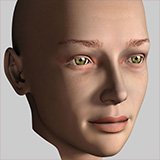 characters: woman head